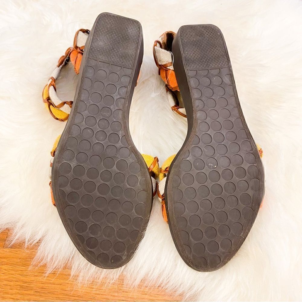 🍋 OTBT • Women’s Fellsmere Tri-Color Gladiator Leather Sandals Size 6.5 - Picture 6 of 7